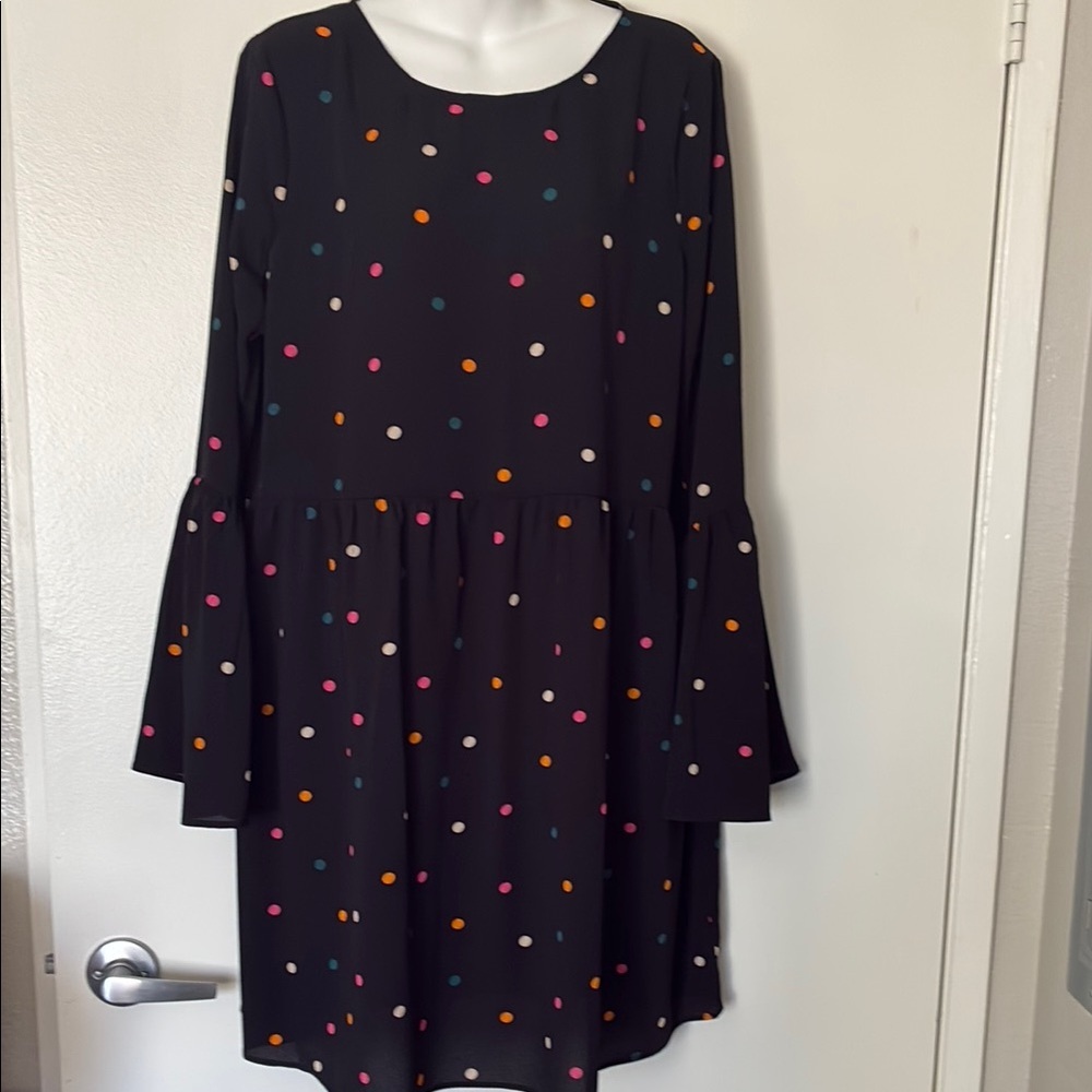 ASOS poka dot sheer dress size 12